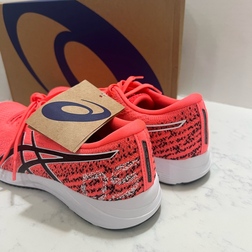 Asics Pink Athletic Shoes Breathable Mesh Design - Picture 4 of 9